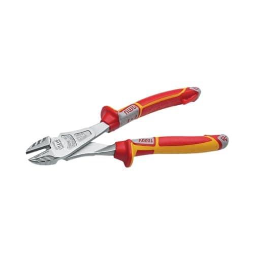 Image of NWS 137-49-VDE-200-SB Number 137-49 VDE Heavy Duty Side Cutter, Silver/Red, 200 mm