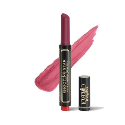 Image of Hyper Hydrating Gloss Balm Stick (Berry Pink) | 3-in-1 Plumping Lip Gloss Balm For High Shine | Enriched with Peptide, Squalene & Jojoba For Hydration | Cosmic Crush, 1.8g