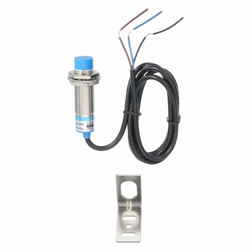 Image of sourcing map Inductive Proximity Sensor Set,PNP NC M12 DC 6-36V 300mA Proximity Switch Detector Approach Sensor 4mm 3 Wire for Industrial Automation LJ12A3-4-Z/AY