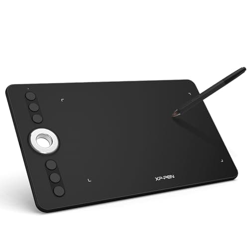 Image of XP-PEN Deco 02 Graphics Drawing Tablet With Hexagonal Design Stylus & 6 Shortcut Keys 8192 Levels Pressure
