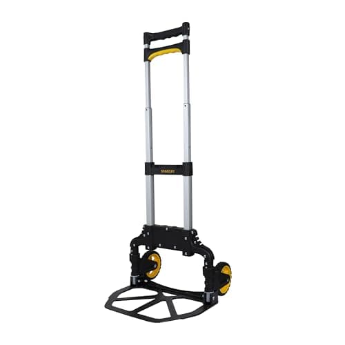 Image of STANLEY SXWT-FT500 SP Folding Hand Truck with 70 Kg Capacity - Black