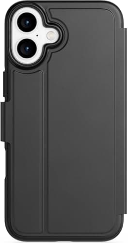 Image of Tech21 EvoLite Wallet for iPhone 16 Plus 3 card slot wallet - Impact Protection Case - in Black