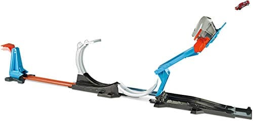 Image of Hot Wheels FLK60 Track Builder Rocket Launch Challenge Playset