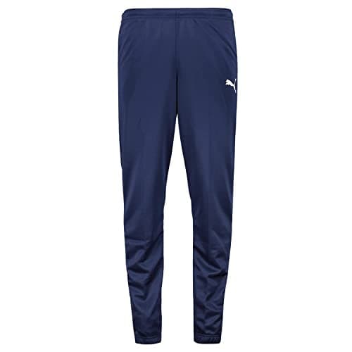 Image of PUMA Boy's teamRISE Poly Training Pants J, Peacoat-puma White, 140