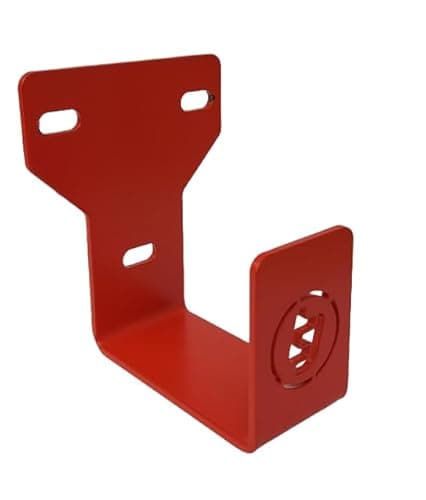 Image of Tradetidy General Purpose Heavy Duty Red Storage Hook – Robust Steel Wall-Mounted Hook for Garages, Vans & Workshops – Ideal for Tools, Equipment, and Supplies – Made in The UK