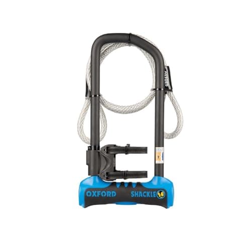 Image of Oxford Shackle14 Pro Duo U-Lock 320mm x 177mm + Cable. Diamond Rated Bicycle and Electric Bike Lock