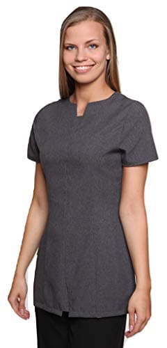 Image of Women's Suman Beauty Tunic Uniform Slate Grey 8 UK