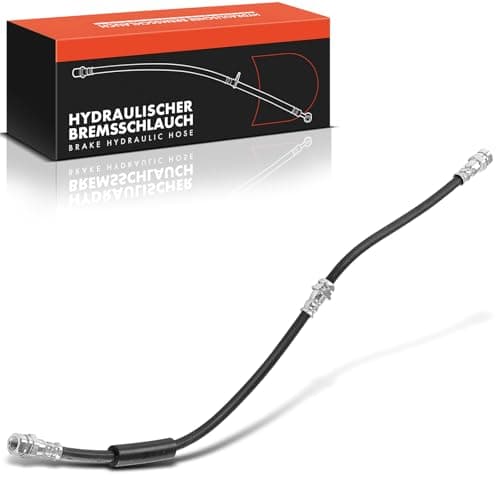Image of Frankberg 1x Brake Hose Brake Hydraulic Hose Front Axle Left Right Compatible with TT 8J3 1.8L-3.2L 2006-2014 TT R.o.a.d.s.t.e.r 8J9 1.8L-3.2L 2007-2014 Replace# 8J0611701D