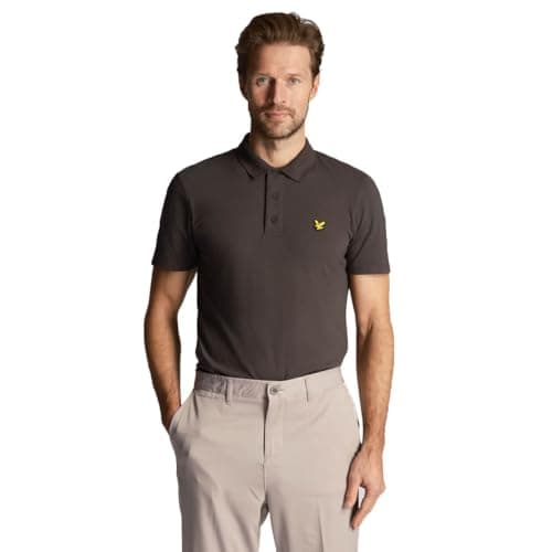 Image of Lyle & Scott Mens Sport Short Sleeve Polo Shirt - Graphite - XL