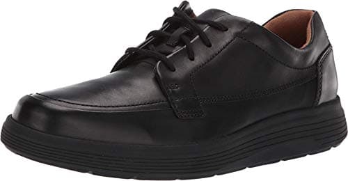 Image of Clarks Men's Un Abode Ease Derbys, Black Leather*10 UK