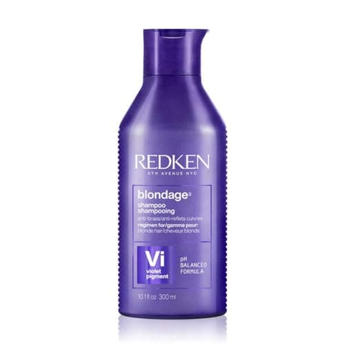 Image of Redken Hair Shampoo for Blonde and Bleached Hair without Yellow Tinte, Color Extend Blondage Shampoo, 1 x 300 ml