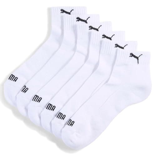 Image of PUMA Cushioned Recycled Cotton Sock, White, 43 to 46 (Pack of 3)