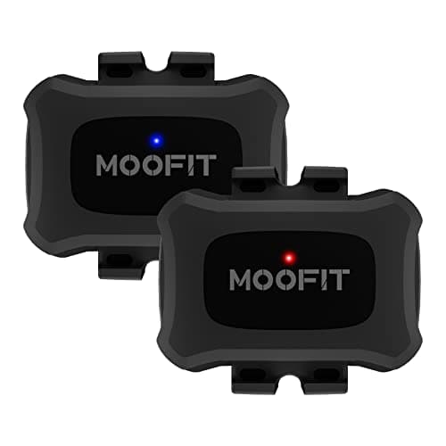 Image of moofit CS9 Cycling Cadence/Speed Sensor, Bluetooth & ANT+, Tracking Cadence or Speed Wireless Sensor with IP67 Waterproof, Compatible with Wahoo, Zwift, Openrider, Peloton, Black