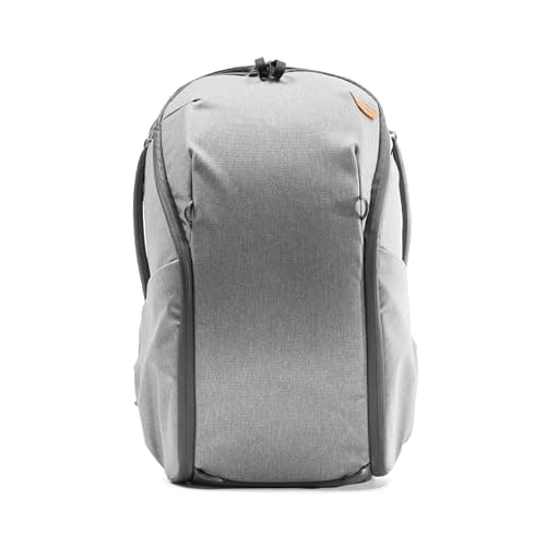 Image of Peak Design Everyday Backpack Zip 20L, Ash, 270-Degree Zip, Dual Side Pockets, FlexFold Dividers, Fits 15" Laptop, For Camera Carry, Daily Commutes or Travel, Versatile Backpack for Men and Women