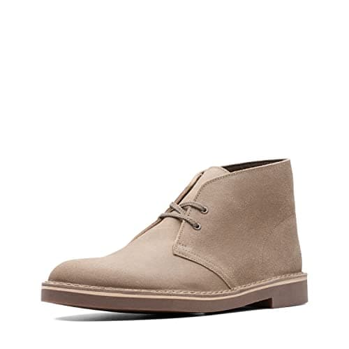 Image of Clarks Men's Bushacre 2 Chukka Boot, Taupe Suede, 9 Wide