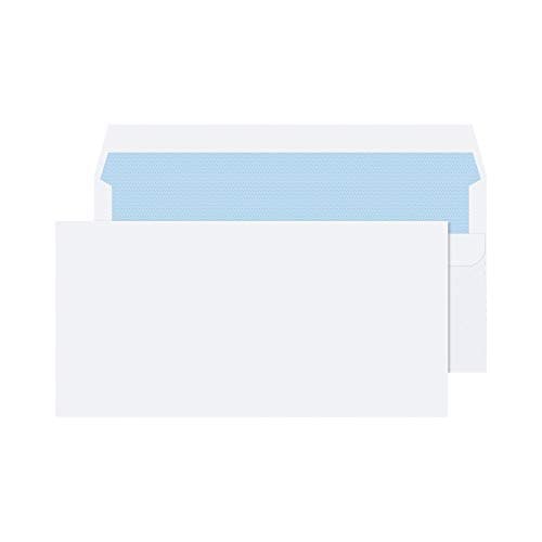 Image of Q-Connect DL Envelopes Wallet Self Seal 90gsm White (Pack of 1000) 7134