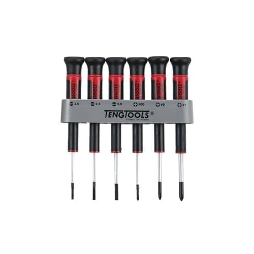 Image of Tengtools MDM706-Precision Tool Kit (6 pieces) for repair computers, Glasses, Watches, iphone, macbook pro, playstation, hard disk Drive, Portable computer Keyboard - 2.0, 2.5, 3.0,#00, 0 #,#1 mini Screwdriver Set (6 Pieces)