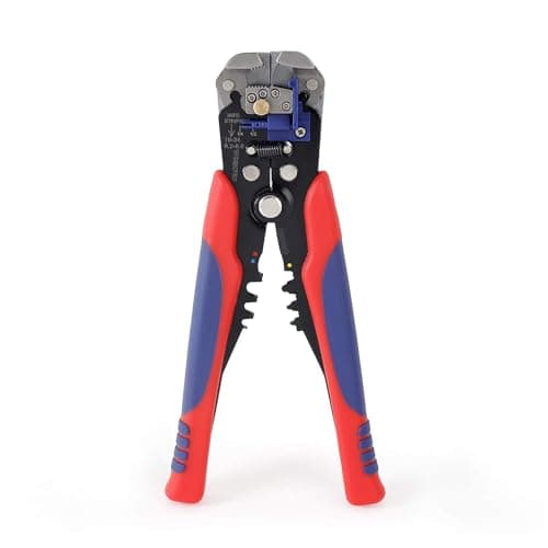 Image of WORKPRO 200 mm Wire Strippers, 3-in-1 Automatic Stripping Pliers, Wire Cutter Pliers AWG 24-10 (0.2~6.0 mm²) Stripping Tools