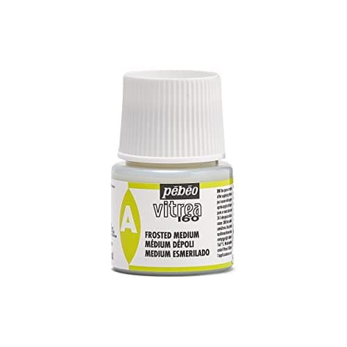 Image of PEBEO 113053 - Transparent Glass Paint Vitrea 160°C - Frosting Medium - 45 ML