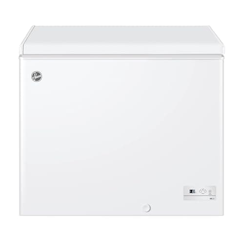 Image of Hoover Freestanding Chest Freezer, 196L Capacity, E Class, Super Freezing Function, Suitable for Outbuildings and Garages, Integrated Handle, White, 91.5x55.5x84.5 cm - HHCH 200 ELK
