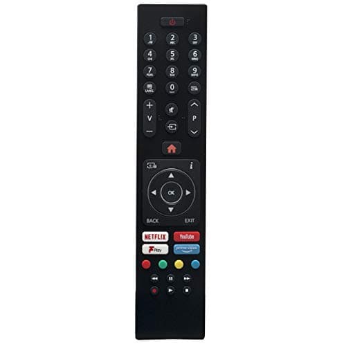 Image of VINABTY RC43137P Replacement Remote Control for Bush Digihome Techwood Finlux 32-FHD-5620 Electriq 30101759 RC43137 Smart LED TVs with Prime Video NetFlix Youtube Freeview F play Buttons