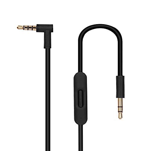 Image of Yizhet Replacement Aux Cable Compatible with Beats Solo 2 Solo 3 HD Studio 2 3 Pro Detox Headphones, 3.5mm to 3.5mm Jack Audio Cable with Microphone & Volume Control, 4.9ft / 1.5m