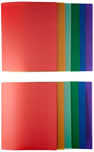 Image of Q-Connect 2 Ring Binder Frosted A4 Assorted (12 Pack)
