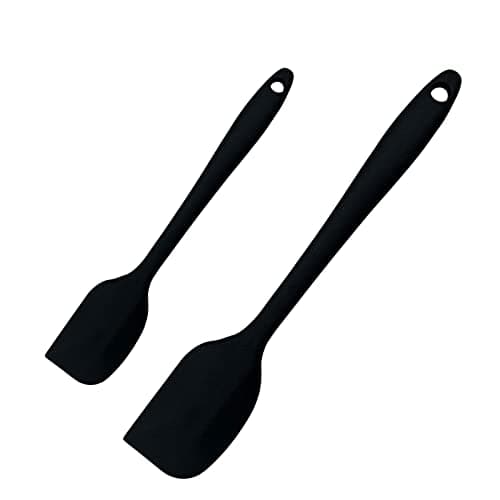 Image of Silicone Spatula, Premium 2-Pack Kitchen Set: Heat-Resistant Silicone Utensils with Reinforced Steel Core - Includes Both Small and Large Sizes for All Your Cooking Needs