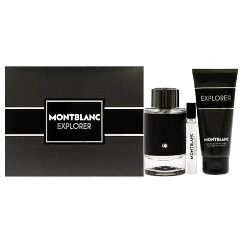 Image of Montblanc Explorer Eau de Parfum 100ml, Travel Spray 7ml & Shower Gel 100ml Set