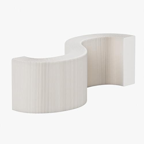 Image of TT-YEC Retractable Pop-Up Paper Display Rack, Retail Display Table, Paper Room Divider, Portable Foldable Riser, Suitable for Window Displays And Home Displays,L600×H110CM