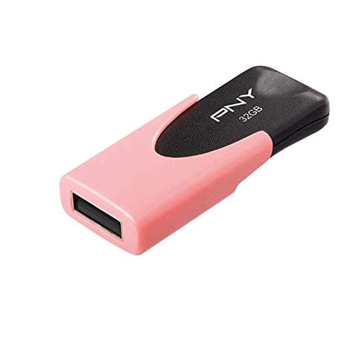 Image of PNY Attache 32 GB 4 USB 2.0 Flash Drive - Coral