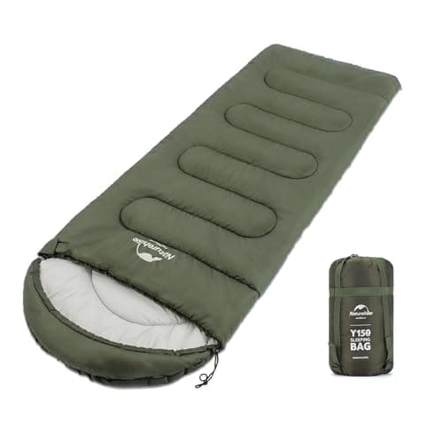 Image of Naturehike Sleeping Bag for Adult, Combine Double Sleeping Bag, Oversized 220×85cm, L and R,3 Season, Ultralight Lightweight Compact with Compression Bag