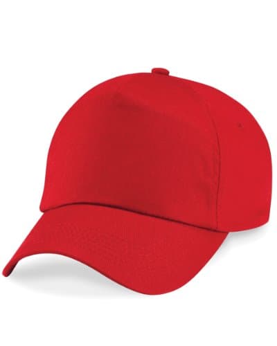 Image of Beechfield Original 5 Panel Cap Colour=Classic Red Size=O/S
