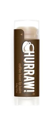 Image of Hurraw! Coffee Bean Lip Balm: Organic, Certified Vegan, Cruelty and Gluten Free. Non-GMO, 100% Natural Ingredients. Bee, Shea, Soy and Palm Free. Made in USA