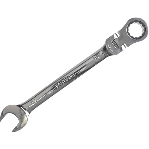 Image of Faithfull SPARAT17 Flex Head Ratchet Combination Spanner