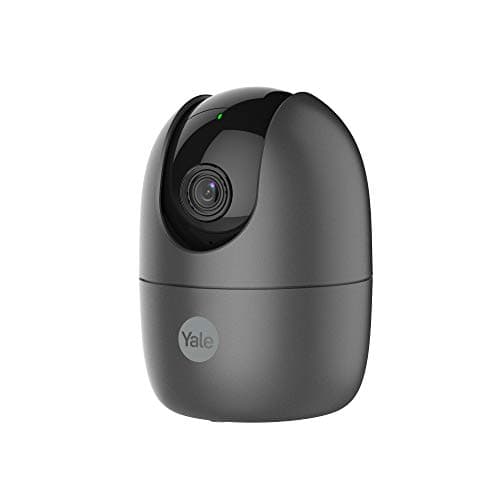 Image of Yale SV-DPFX-B - Indoor Wi-Fi Camera - Pan and Tilt - Motion Detection - Two Way Talk - Privacy Mode - HD Live Viewing - Works With Google and Alexa, Black