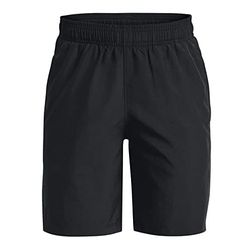 Image of Under Armour Boys' UA Woven Graphic Shorts, Lightweight, Comfortable and Loose Shorts for Teens, Packable Athletic Shorts Designed for Warm-Ups