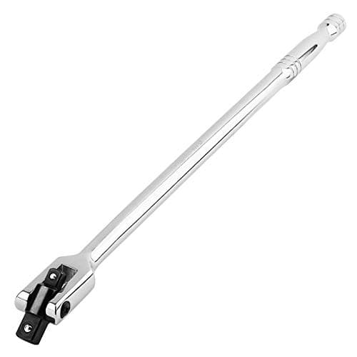 Image of MAXPOWER 1/2-Inch and 3/8-Inch Drive Dual-Drive 450mm (18-Inch) Breaker Bar Flex Handle Phosphated Drive