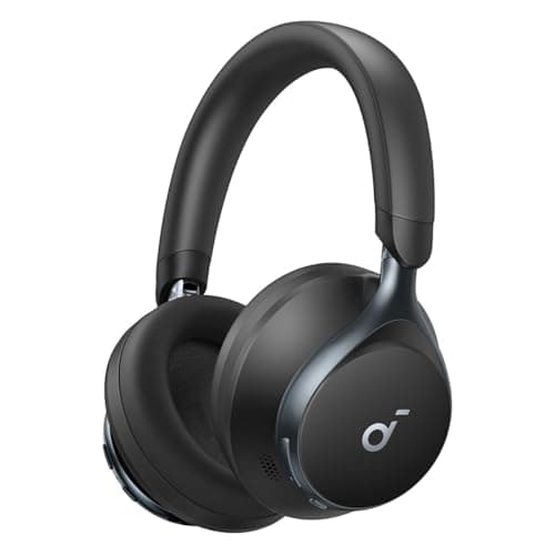 Image of soundcore by Anker, Space One, Adaptive Active Noise Cancelling Headphones, 2X Stronger Human Voice Reduction, 40H ANC Playtime, App Control, LDAC Hi-Res Wireless Audio, Comfortable Fit, Bluetooth 5.3