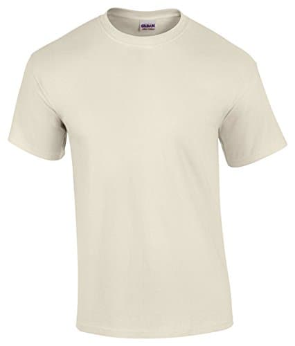 Image of Gildan Mens Heavy Cotton Short Sleeve T-Shirt (2XL) (Natural)