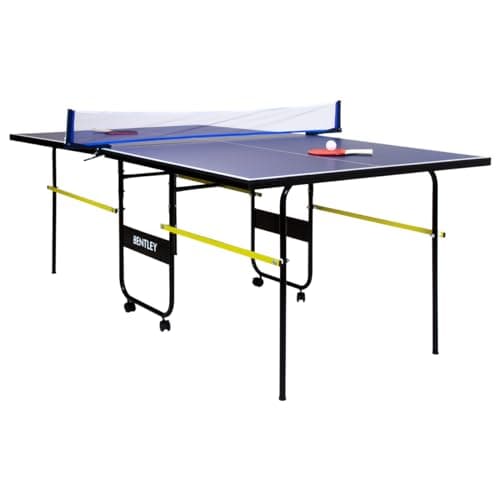 Image of Charles Bentley 6ft9in 3/4 Junior Folding Table Tennis Table - Bats, Balls & Net