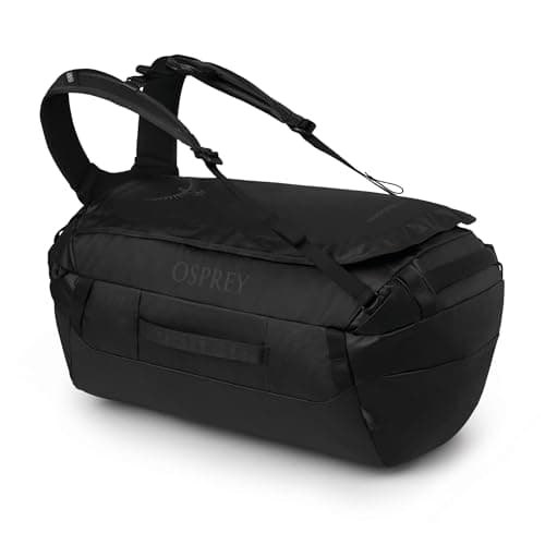 Image of Osprey Transporter Unisex Duffel, 40L, Raven Black/Black, O/S