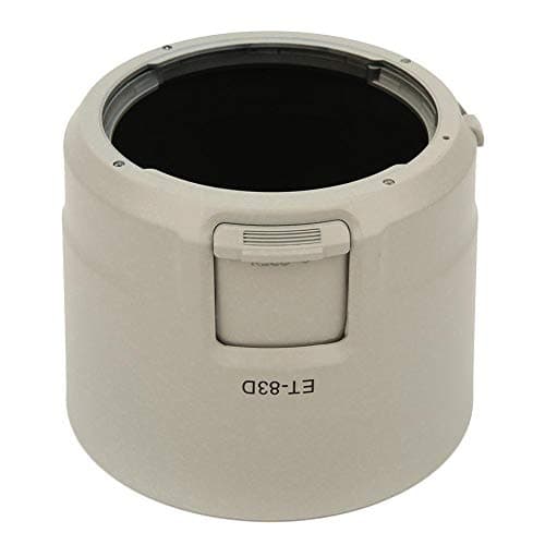 Image of BigKing ET-83D Lens Hood, Canon Lens Hood, Camera Hood, White Lens Hood Shade, Plastic Lens Hood for Canon EF 100-400mm f/4.5-5.6L IS II USM