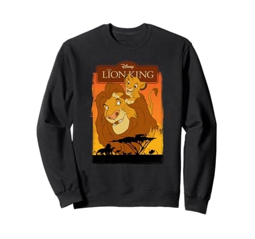 Image of The Lion King Simba and Mufasa Sweatshirt