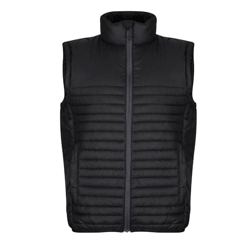 Image of Regatta Professional Mens Honestly Made Ecodown Water Repellent Bodywarmer Insulated Jacket, Black, L UK