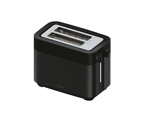 Image of Haier I-Master Series 5 Toaster, Stainless Steel, 2 Slices with Extra Deep Slots, Lifting Handle to Prevent Burns, Dust Lid, 7 Browning Levels [Black]