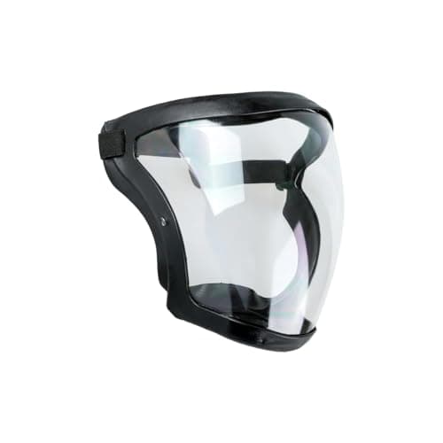 Image of Tabanzhe Anti-fog Full Face Shield-Protective Head Cover Reusable Transparent Safety Face Mask Adjustable Universal Faceshields Guard for Men Women Eyes Face Protection(Black)