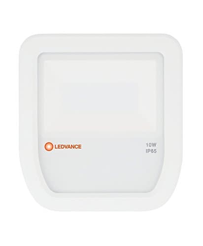 Image of Ledvance LED Floodlight | Floodlight for Outdoor Use | Warm White | 125.0 mm x 115.0 mm x 39.0 mm | Floodlight 10 White