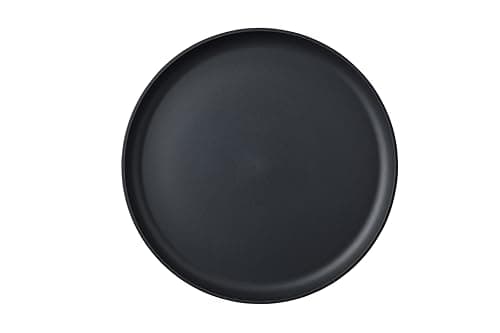 Image of Mepal - Dinner plate Silueta - Dishwasher & microwave resistant - Plastic plates - Dinner plates - Tableware - 26 cm - Nordic black