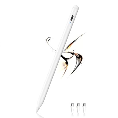 Image of Stylus Pens for Touch Screens POM Tip Magnetic Tablet Stylus Pen Type-C Rechargeable Touch Pen Compatible with iPhone/iPad/iPad Pro/Samsung/Lenovo/and Other iOS/Android smartphone and Tablet Devices